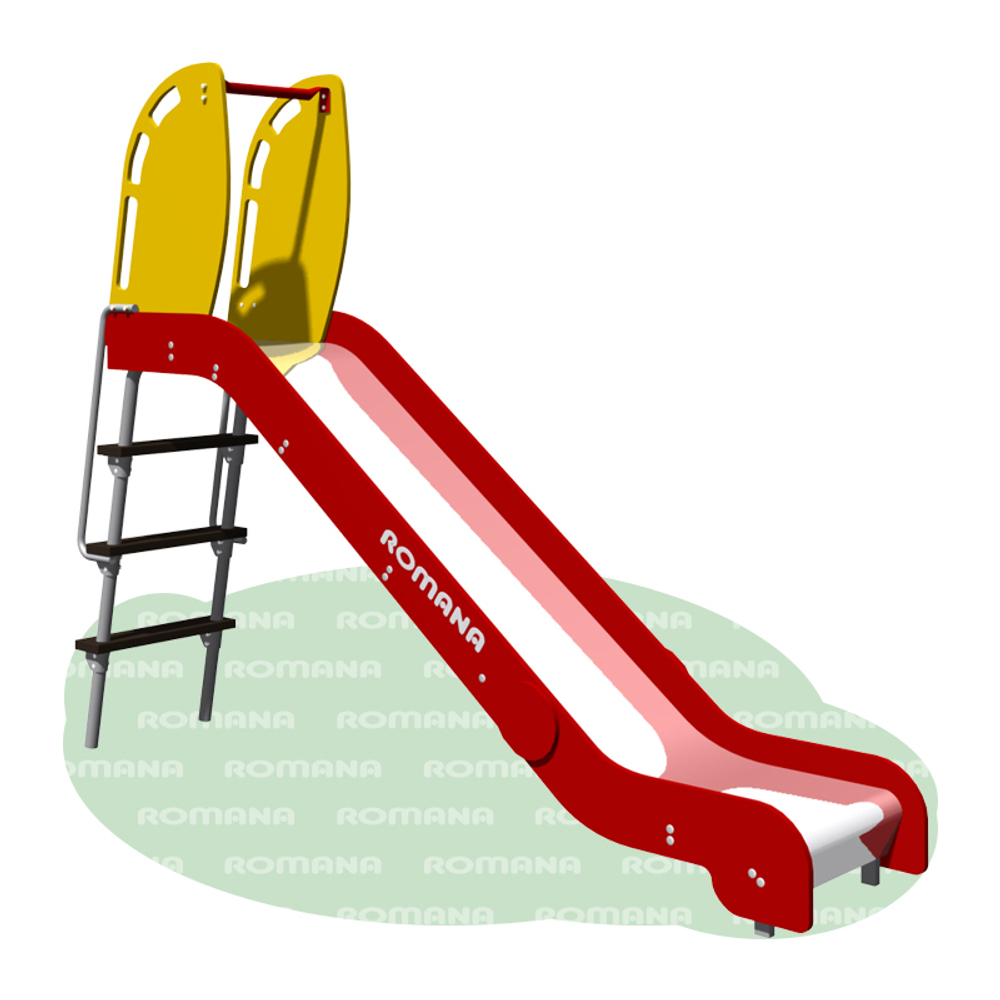 Горка h 1250, скат пластик Romana 110.23.01