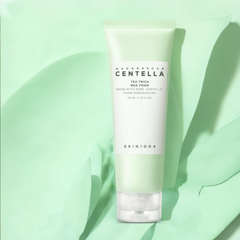 SKIN1004 Очищающая пенка для лица с чайным деревом Madagascar Centella Tea-Trica Bha Foam, 125 мл