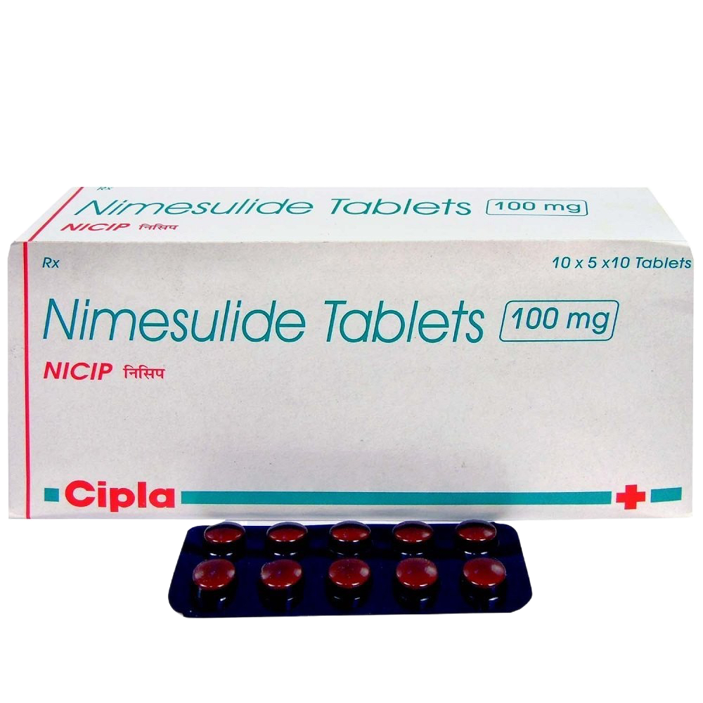 БАД Cipla Nimesulide tablets 100 мг Нимесулид 10 таб