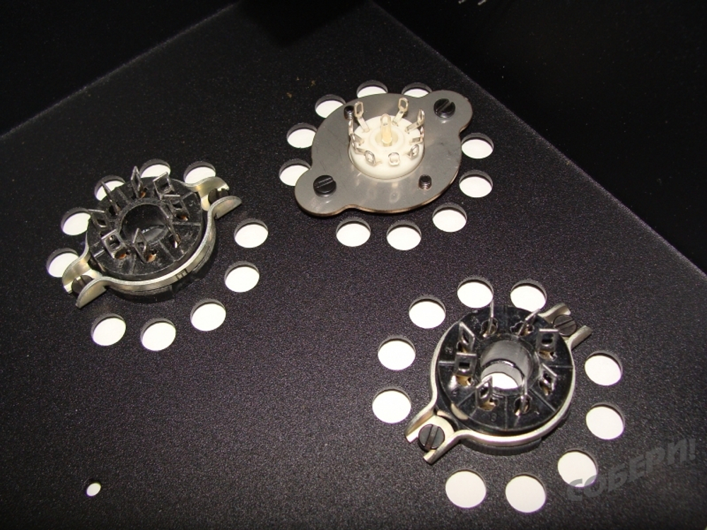 как установить ламповую панель в корпус усилителя