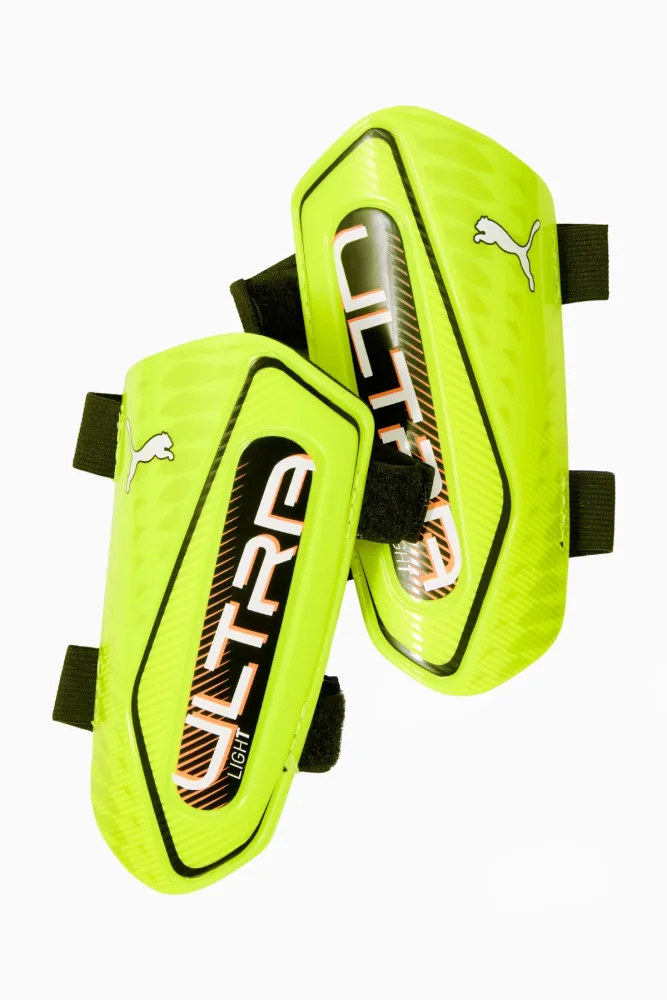 Футбольные щитки Puma Ultra Light Strap - желтый