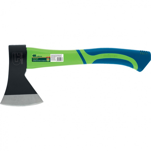 Топор 600г, кованый, фибергласовое топорище, Сибртех, 21644