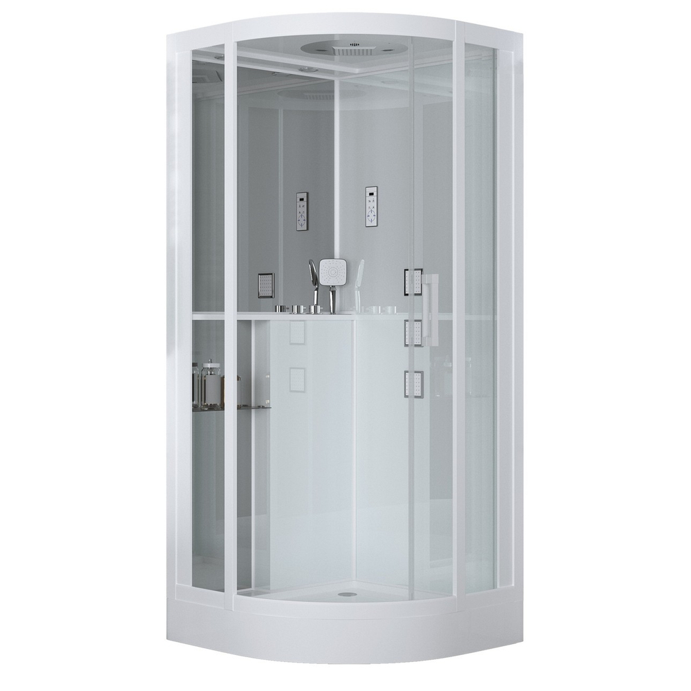 Душевая кабина Grossman (Гроссман) Cosmo GR141 (100x100x215), с низким поддоном