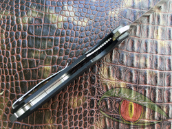 Нож складной Reptilian "Шершень-03 черный"