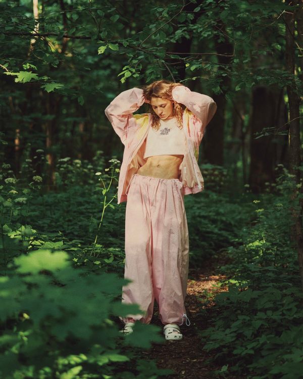 Топ Raglan Crop Duo Tofu & Crystal Rose - фото 4