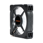 Комплект из 3 вентиляторов TESLA RGB120-XB3, 120мм, 1200rpm, Molex, черный-белый/RGB, 38CFM, 21дБ, антивибропрокладки, бесконечное зеркало, изменение скорости анимации подсветки (TSL-120-XB3)