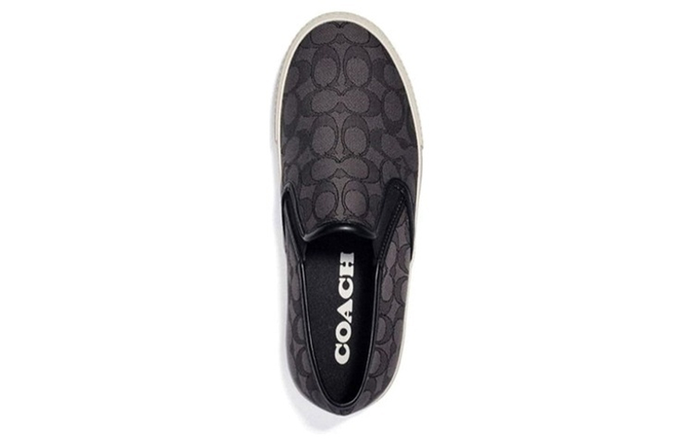 COACH set of flat-heeled fashion sneakers men's black