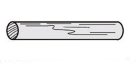 Штанга деревянная d20 мм, цвет вишня