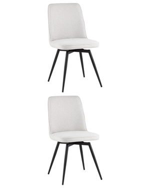 Стул Flatt вращающийся серый 2 шт.