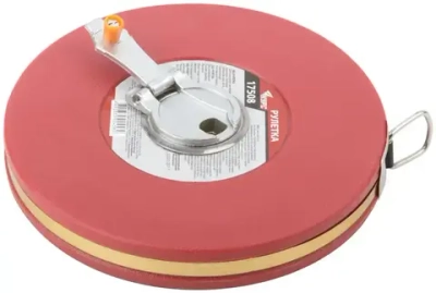 Рулетка строительная 30 м землемерная фибергласовая лента для измерения больших длин