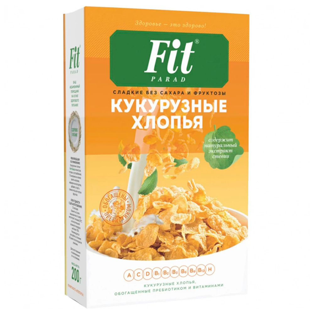 ФитПарад Кукурузные хлопья (200 гр.)