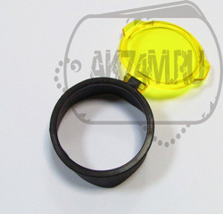 ПОВОРОТНАЯ КРЫШКА НА ПРИЦЕЛ ALC10 (66mm - 67,5mm) желтая