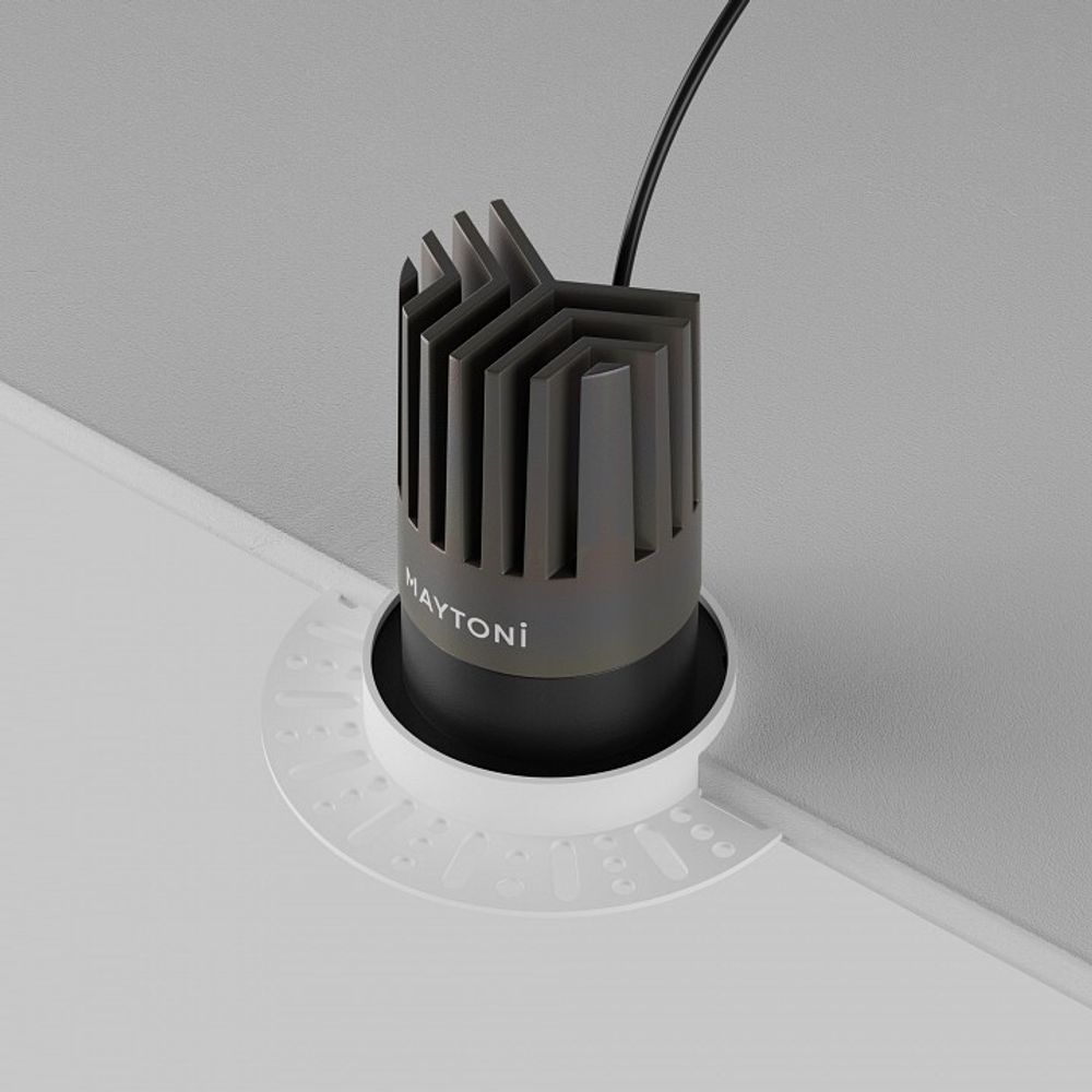 Встраиваемый светильник Maytoni  DL121-15W-3K-TRS-B