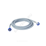 Шланг заливной для стиральной машины D=16мм гайка-гайка 3/4"-3/4" L=2,0м для х/в в упаковке с еврослотом Tuboflex