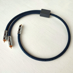 DAXX Y101 Аудио кабель-разветвитель 2RCA-1RCA из монокристаллической меди 2х0,75мм2. High Grade. D=9mm