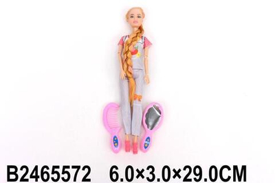 Кукла тип Модель с аксессуарами, пакет PZ024-3