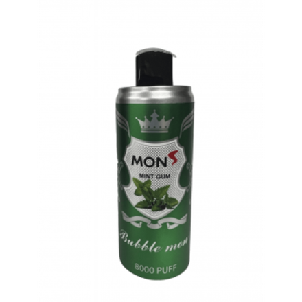 Bubble mon Жвачка с мятой 8000 затяжек 20мг (2%)