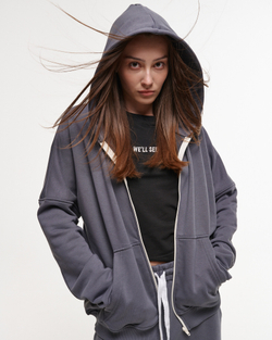 Zip-Up Hoodie LOGO Castlerock