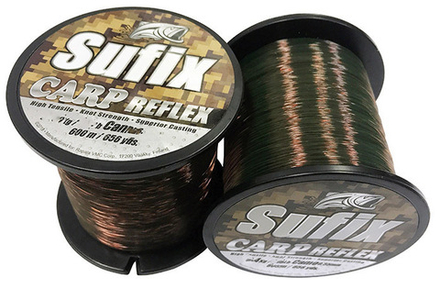 Леска карповая SUFIX Carp Reflex камуфляж 600 м 0.30 мм 7,7 кг