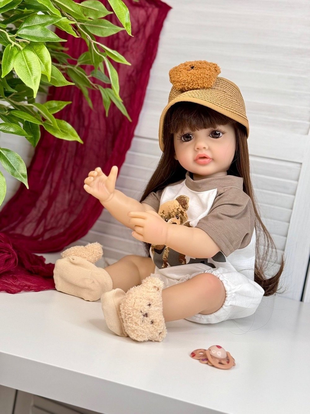 Кукла Реборн виниловая 55см в пакете (FA-290)