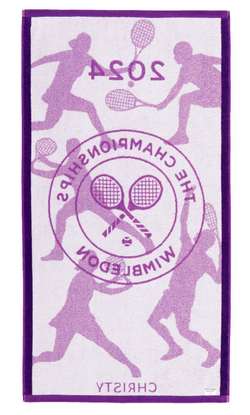 Теннисное полотенце Wimbledon Championship Towel 2024 - Purple