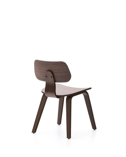 Стул Gena из орехового шпона и каучукового дерева Испания La Forma