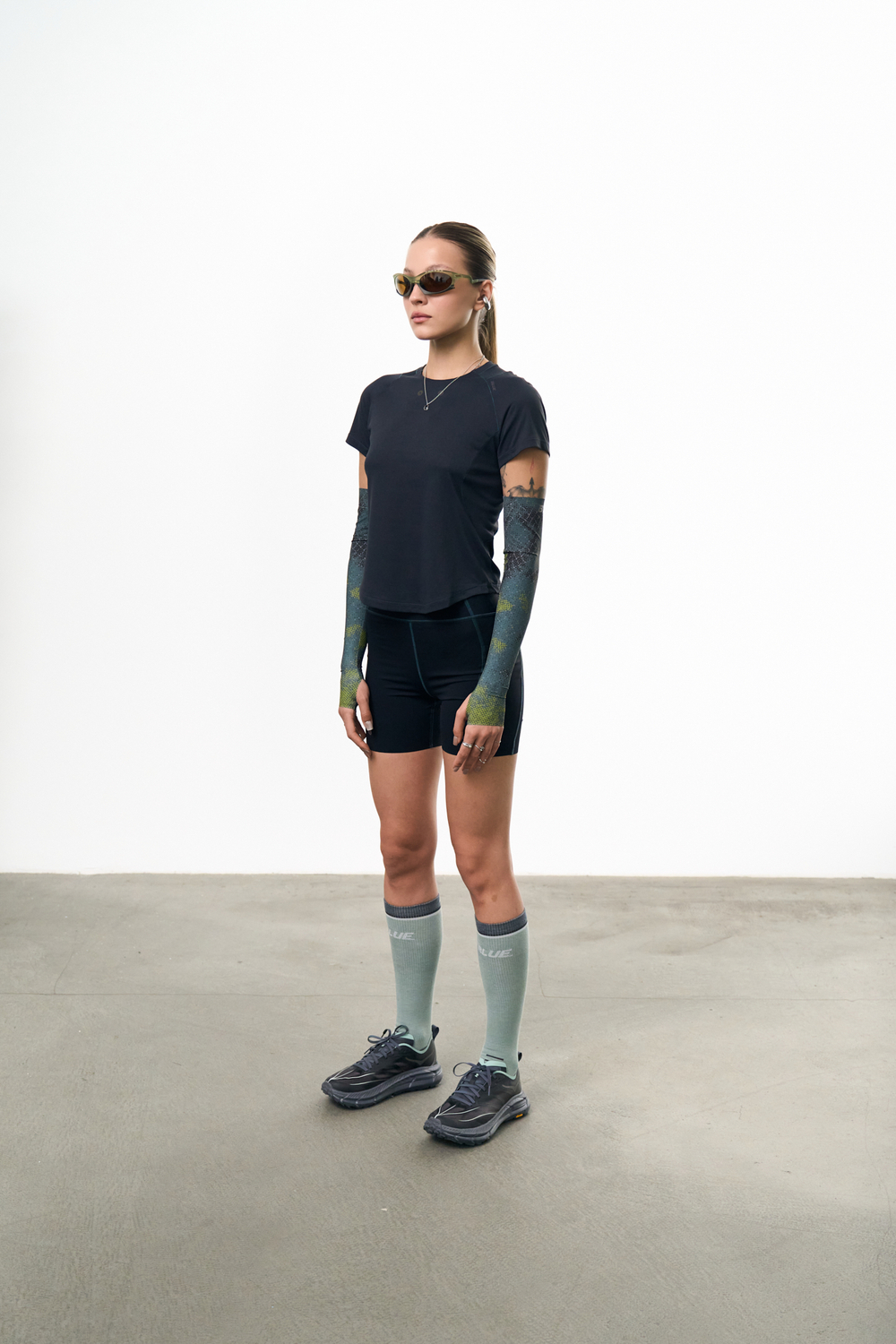 Футболка Blue Monte Frog Breath Trail Running T-Shirt "Distant Mountains In Haze" Women's