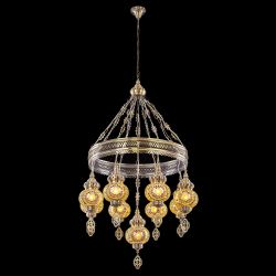 Citilux Каир CL419185 Люстра подвесная Мозаика Янтарь