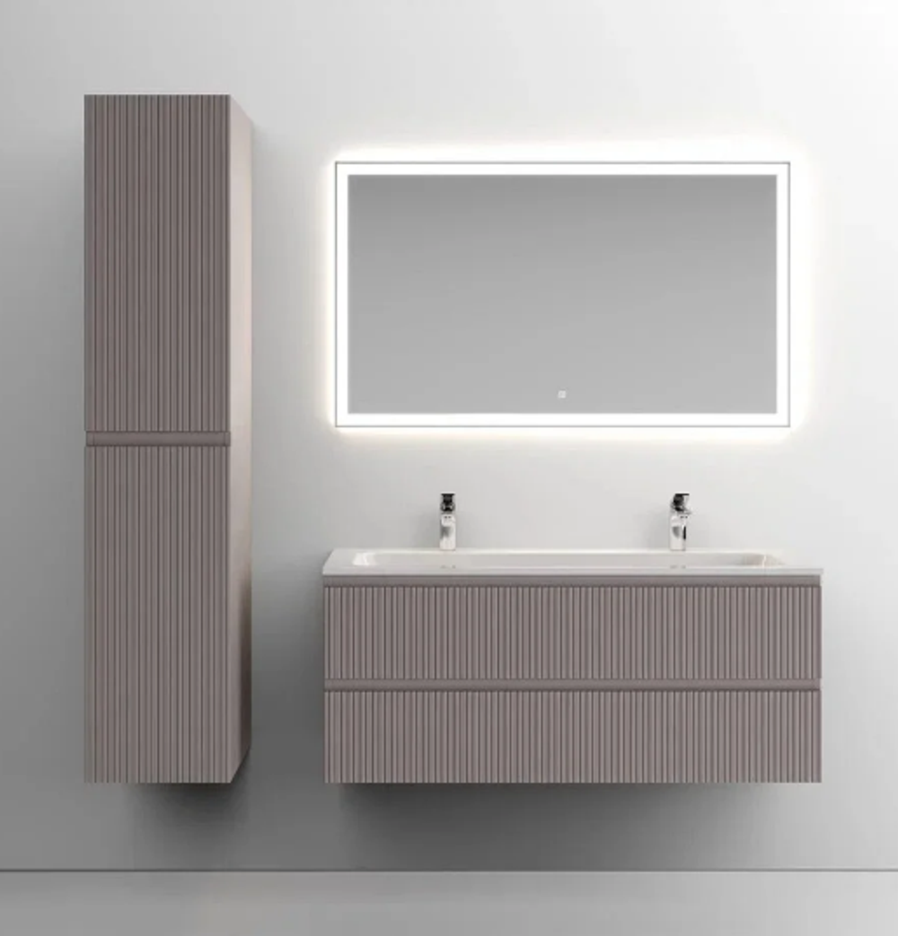 Тумба подвесная SANCOS Snob T 1195х445х500, c двумя ящиками оснащенными доводчиками, Doha Soft, арт.SNT120SM
