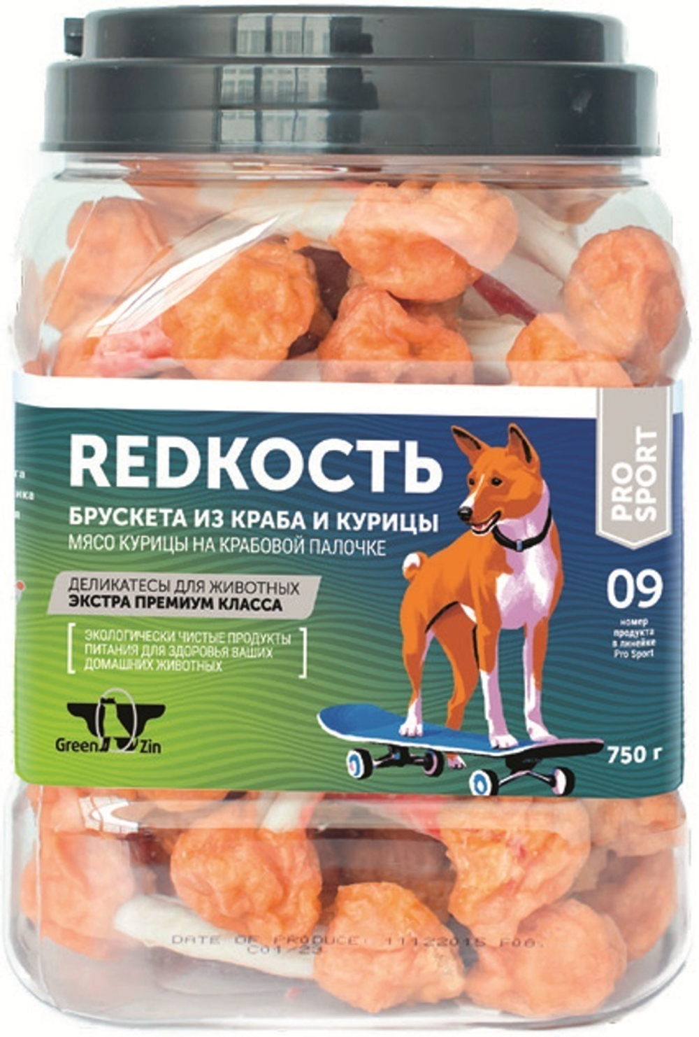 REDКость Курица (Куриные гантельки с крабовым мясом в индивидуальной упаковке) 560гр