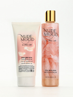 Подарочный набор NUDE MOOD, гель для душа 250 мл и крем для тела 200 мл, аромат вишни, сакуры и асаи, URAL LAB