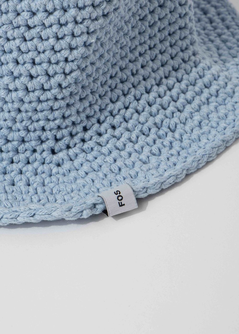 Панама FOS Handmade Голубая