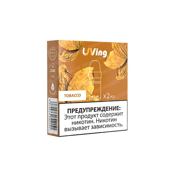 Купить Картридж Uving K1 5.6 мл - Tobacco