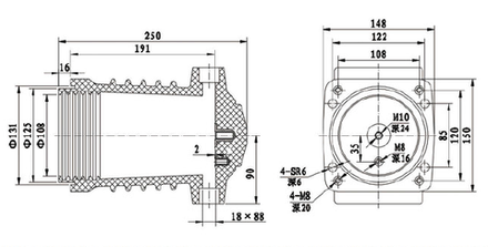 Изолятор проходной CH11-12-150