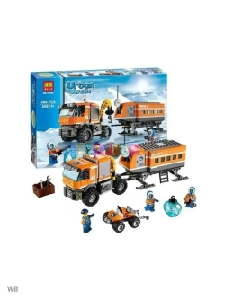 Конструктор Сити Передвижная арктическая станция 374 детали
