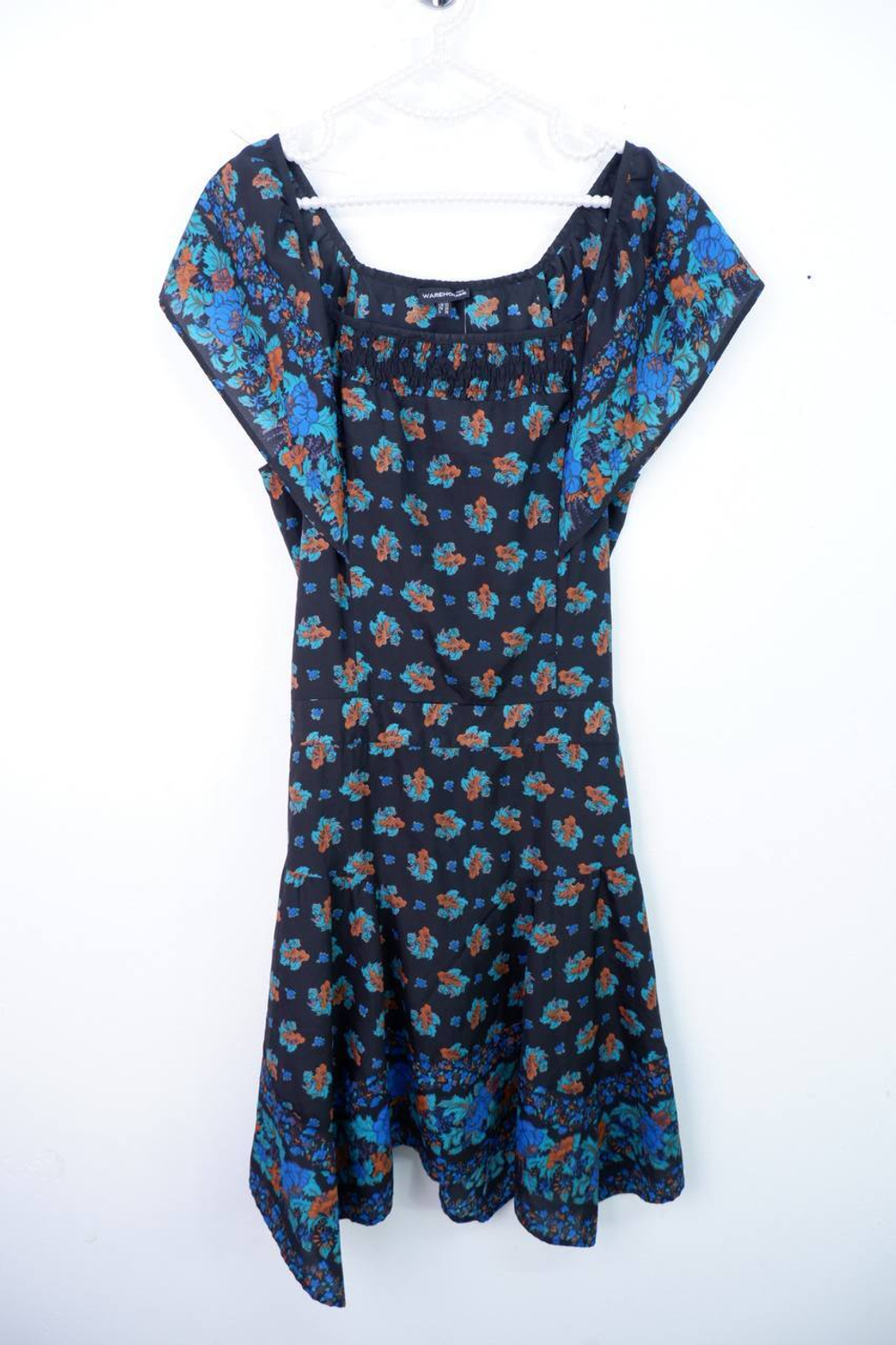 Платье Warehouse легкое, маркировка 38, визуально 44 размер