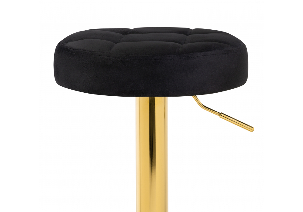 Барный стул Woodville Marun black, gold