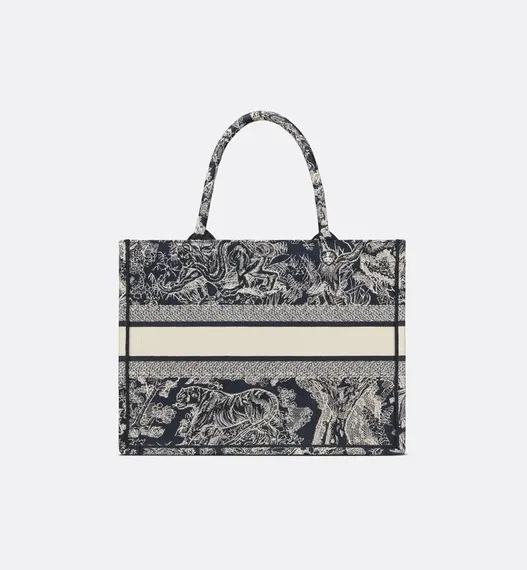 Сумка Dior Book Tote, модель маленького формата, женская, синий