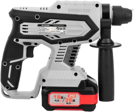 Перфоратор аккумуляторный ИНТЕРСКОЛ ПА-24/36В бесщеточный 823.2.2.70