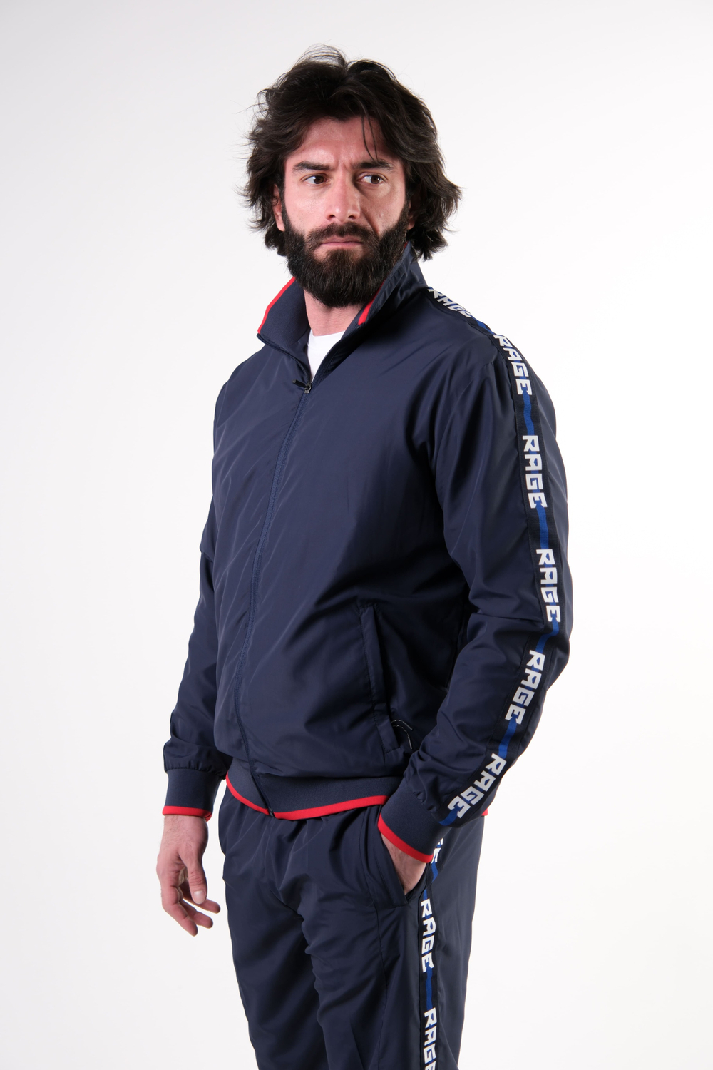 Спортивный костюм с лампасами Rage navy арт.: HY27159