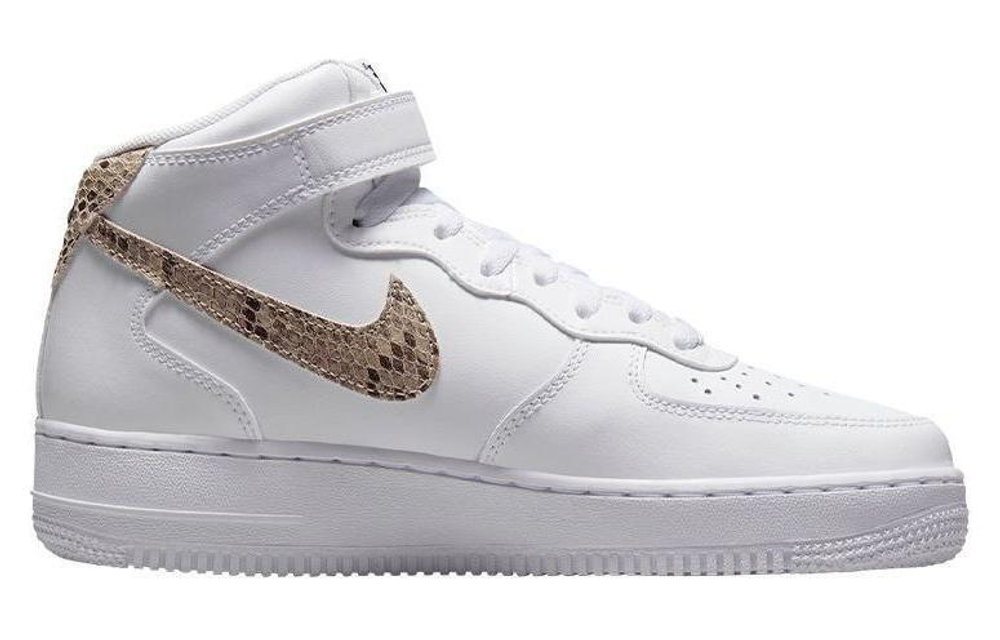 Кроссовки Nike Air Force 1 "Snakeskin Swoosh" (Женская размерная сетка)