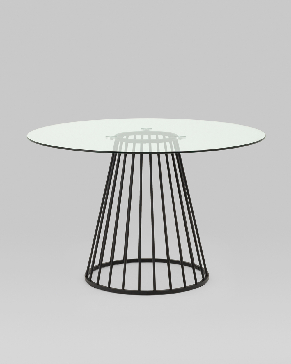 Стол обеденный Ливерпуль 120*120 стекло