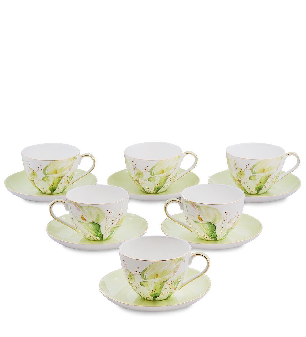 Pavone JK- 74 Чайный набор на 6 перс. «Калла» (Calla Charme  )