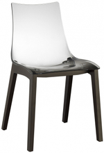 Стул прозрачный Scab Design Natural Zebra Antishock, венге, прозрачный