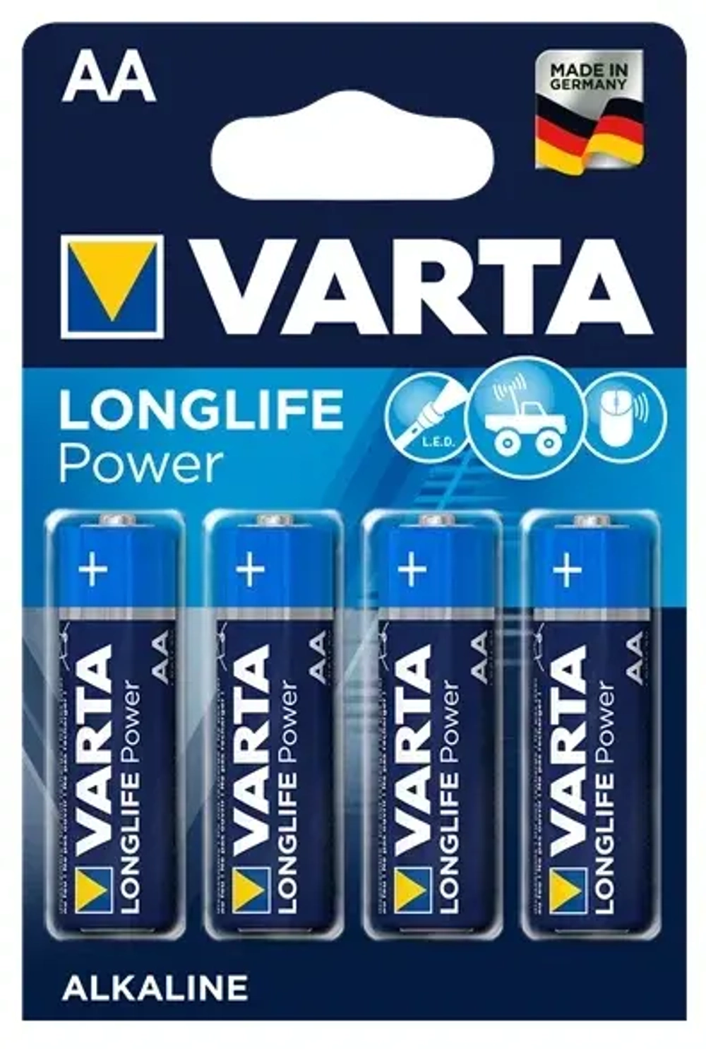 Батарейка AA/LR6 Varta LongLife Power (Цена упаковку 4 штуки)