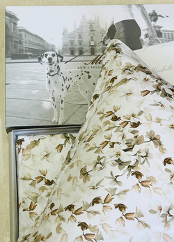 Постельное белье 2 спальное евро Mirabello Arbor бежевое