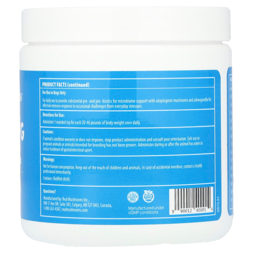 Real Mushrooms, Daily Dawg, порошок для собак, 75 г (2,65 унции)