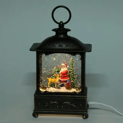 Сувенир с подсветкой «Зимняя мелодия» 14,3*8*22 см (работает от 3*АА и USB+музыка, подсветка)