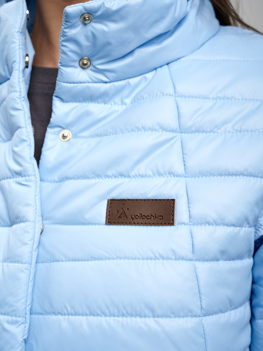 Полупальто "Сити" голубой