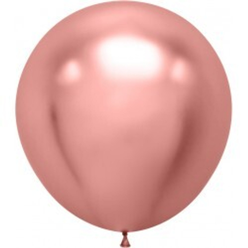 Шар 36" хром Розовое золото, (Зеркальные шары) / Rose Gold К